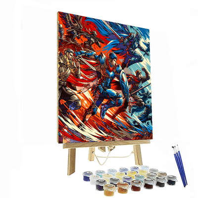 Marvel Heroic Adventures Paint By Number