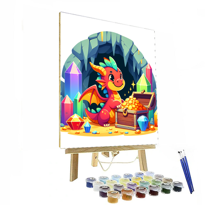 Fantasy Dragon Lair Paint By Numbers