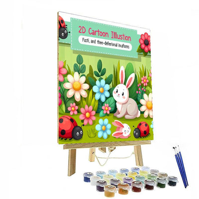 Cute Garden Friends Paint By Number