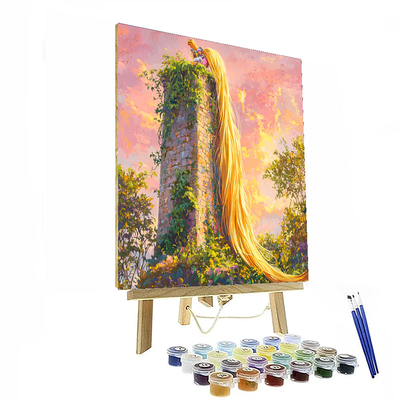 Tangled Tower Adventure - Disney Inspired Painting By Numbers Kit