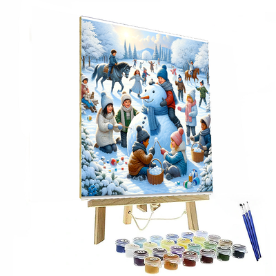 Winter Wonderland Adventures Paint By Color