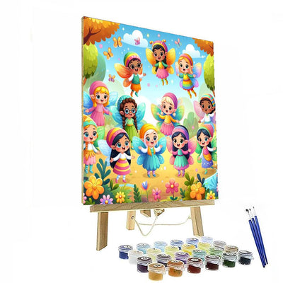 Magical Fairies In The Forest DIY Paint By Numbers