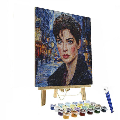 Anne Hathaway: Captivating Allure In Les Misérables Paint By Color