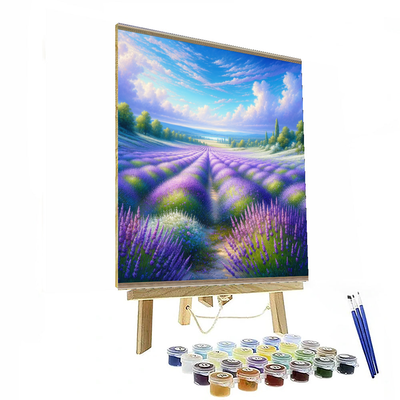 Serenity In Lavender Paint By Number