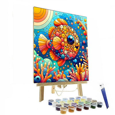 Lively Fish Paint By Numbers