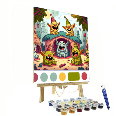 Giggling Goblin Hideout Painting By Numbers Kit