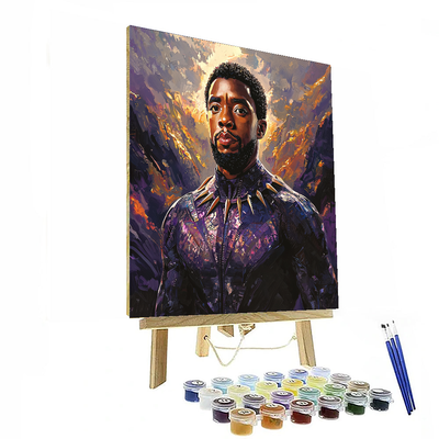 Chadwick Boseman: Wakanda's Heroic Legacy Paint By Number