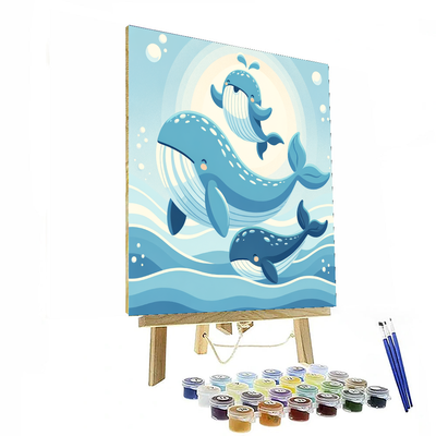 Wonderful Whales Paint By Color