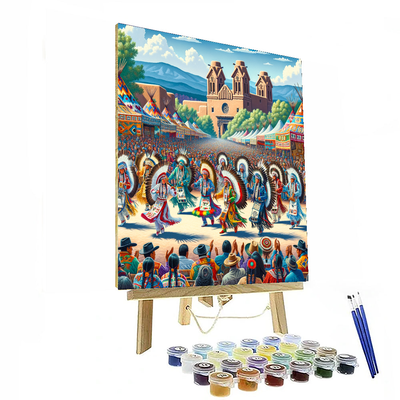 The Taos Pueblo Powwow Paint By Color