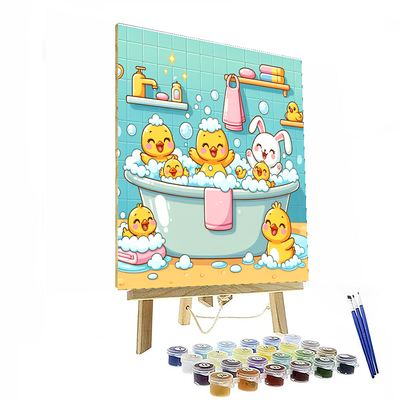 Bubbly Bath Time Fun Painting Number Kit