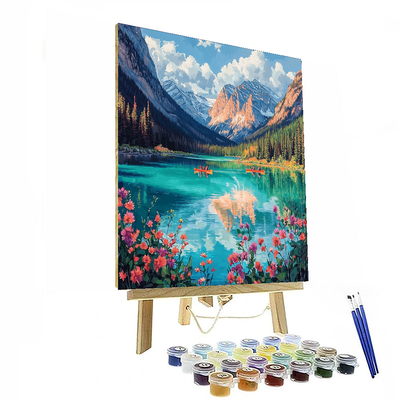 Banff Lake Louise Painting By Numbers Kit