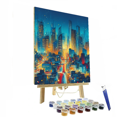 Dynamic Urban Rhythm Paint By Numbers Kits