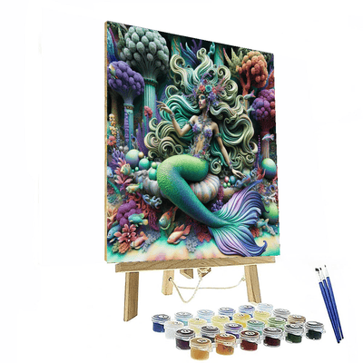 Little Mermaid's Dream Painting By Numbers Kit