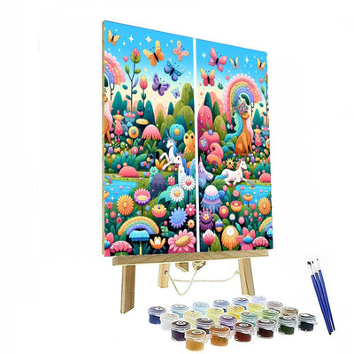 Enchanted Garden Of Wonder Painting By Numbers Kit