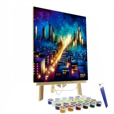 Vibrant Cityscapes Paint By Color