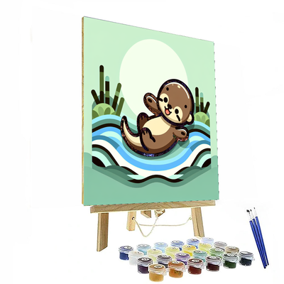 Exploring Otter Painting Number Kit