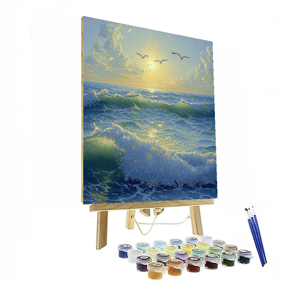 Claude Monet Inspired Oceanic Whispers Paint By Numbers Kits