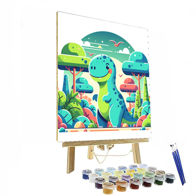 Exploring Dinosaurs Painting By Numbers Kit