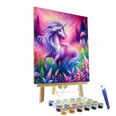 Unicorn's Magical Meadow DIY Paint By Numbers