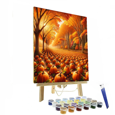 Autumn Harvest Harmony Paint By Number