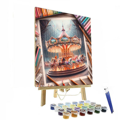 Vintage Carousel Dreams Paint By Number