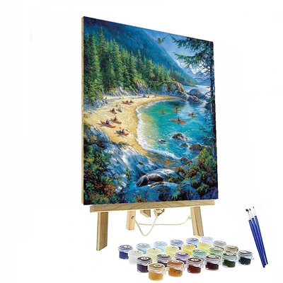 Abel Tasman National Park - New Zealand Numbered Painting Kits