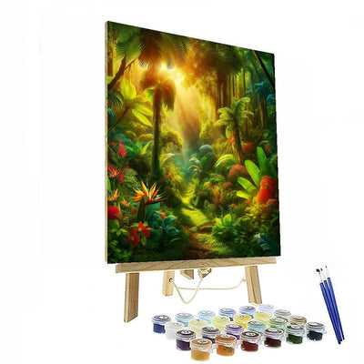 Tropical Rainforest Retreat Paint By Numbers Kits