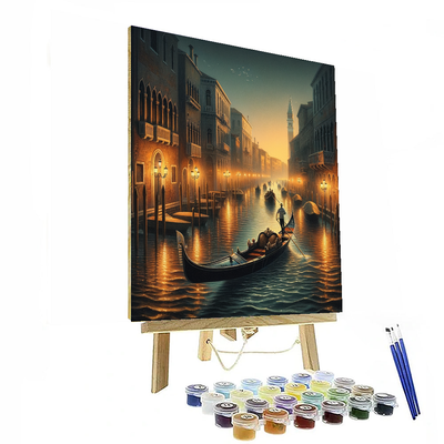 Venetian Gondola Romance DIY Paint By Numbers