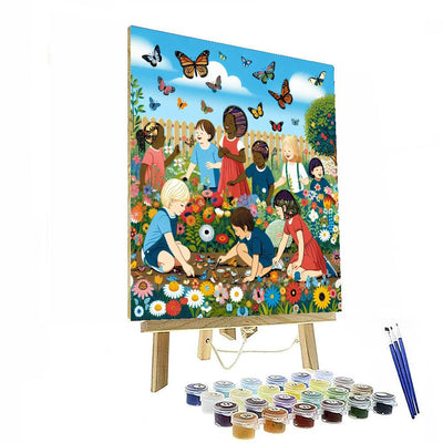 Garden Explorer's Quest Painting By Numbers Kit