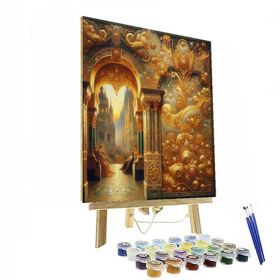 Klimt's Golden Enigma Paint By Color