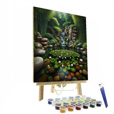 Zen Water Garden Harmony Paint By Color