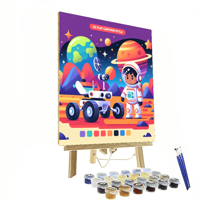 Space Rover Adventure Painting Number Kit