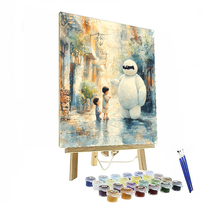 Baymax's Caring Mission - Disney Inspired Paint By Numbers Kits