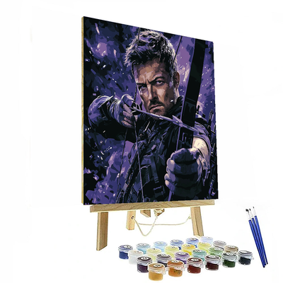 Jeremy Renner: Arching Toward Legacy With Hawkeye Painting Number Kit