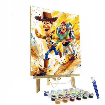 Toy Story Woody's Roundup - Disney Inspired Numbered Painting Kits