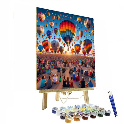 Festival Internacional Del Globo - León, Mexico Painting By Numbers Kit