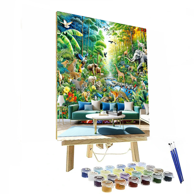 Jungle Retreat Paint By Color