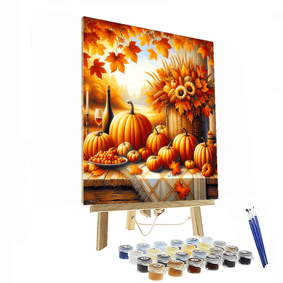 Charming Harvest Festival Painting By Numbers Kit