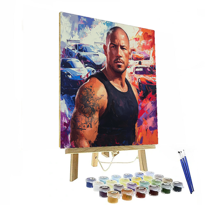 Vin Diesel: The Fast And The Fierce Paint By Numbers Kits