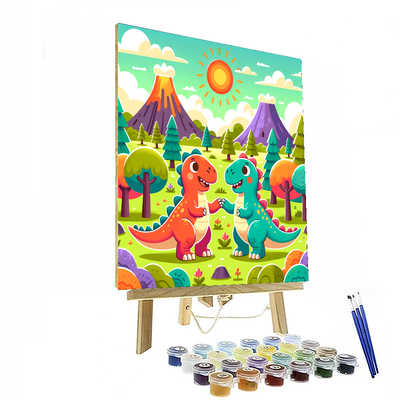 Epic Dino Adventure Paint By Number