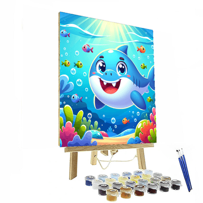 Jolly Shark Adventure Painting Number Kit