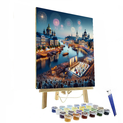 The White Nights Festival - St. Petersburg Painting By Numbers Kit