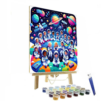 Intergalactic Space Camp Painting Number Kit