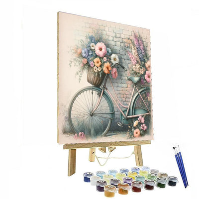 Vintage Bicycle Escape DIY Paint By Numbers