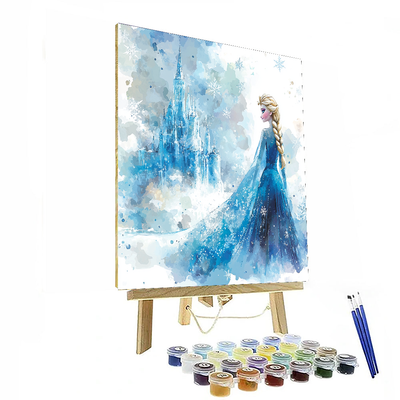 Elsa's Frozen Dream - Disney Inspired Paint By Color