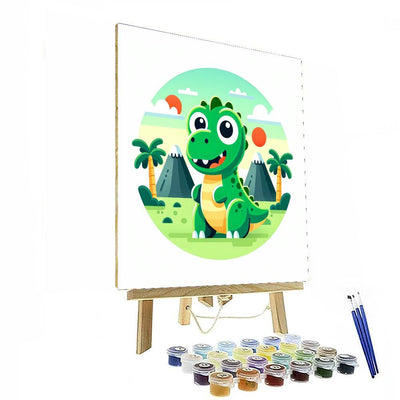 Doodle Dino Adventure DIY Paint By Numbers