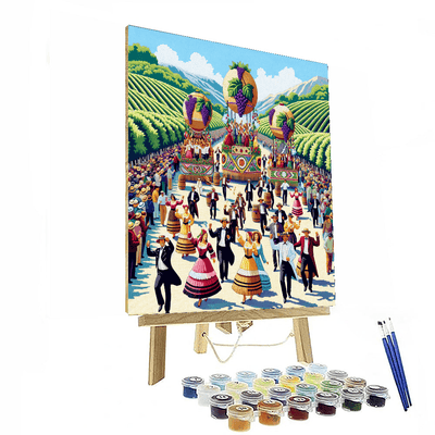 Grape Harvest Festival - Mendoza, Argentina Painting By Numbers Kit