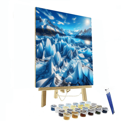 Glacial Wonders Number Painting