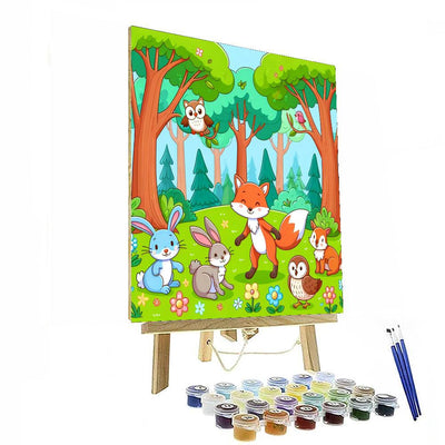 Magic Forest Friends Numbered Painting Kits