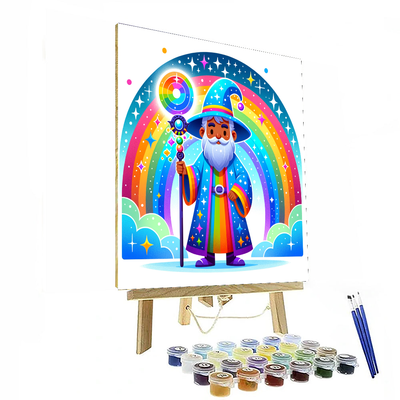 Rainbow Wizard's World DIY Paint By Numbers